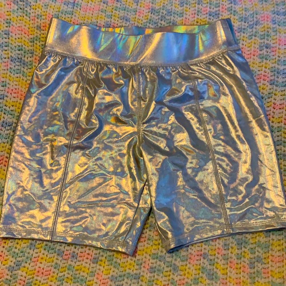 Coolest holograph biker short!